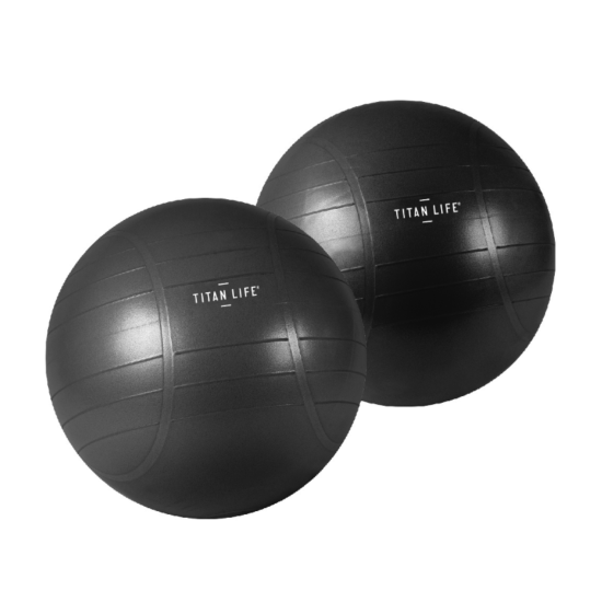 Treningsball - Titan Life Pro - 'Gymball' - 75 cm - ABS  - Svart