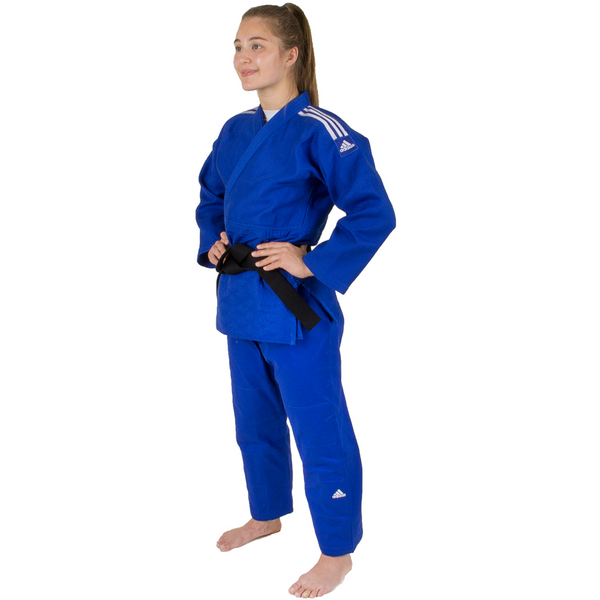Judo Uniform  - Adidas Judo - 'Champion 2.0'- Slim Fit - Blå