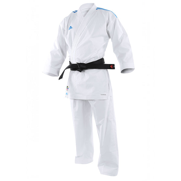 Karate Gi - Adidas - Revoflex - Hvit Blå