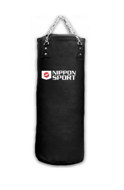 Boksesekk med fyll - Nippon Sport - 'PRO' - 100cm - 33kg - Svart