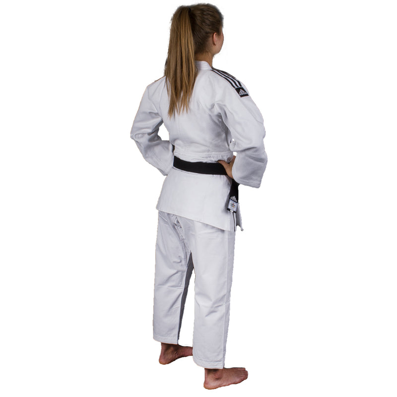 Judo Uniform  - Adidas Judo - 'Champion 2.0' - Slim Fit - Hvit