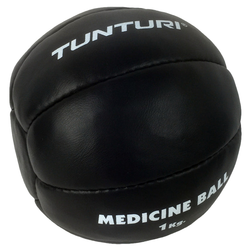 Medisinball - Tunturi - Medicine Ball - Skinn - Svart