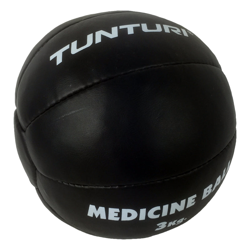 Medisinball - Tunturi - Medicine Ball - Skinn - Svart