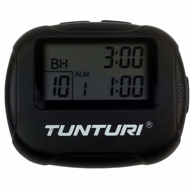Clock - Tunturi - 'Interval timer' - Black