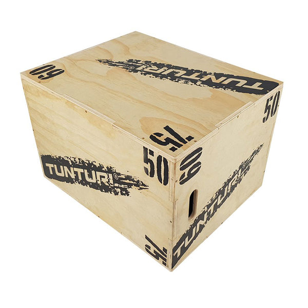 Box jump box - Tunturi - '50cm x 60cm x 75cm' - Tre