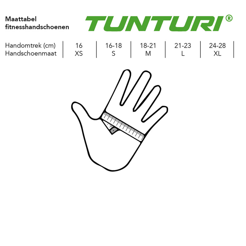 Weightlifting Gloves - Tunturi - 'Pro Gel' - Svart