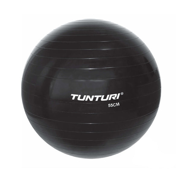 Treningsball - Tunturi - Gymball - 55cm. - Svart