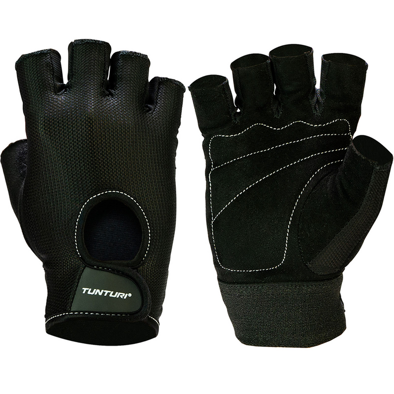 Weightlifting Gloves - Tunturi - 'Fitness Gloves Easy Fit Pro' - Svart