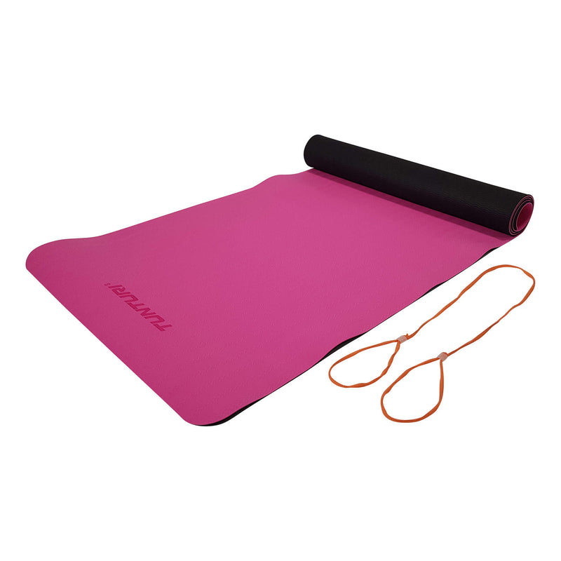 yoga mat - Tunturi - 'TPE' - pink