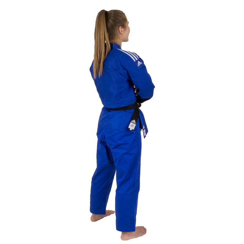 Judo Uniform  - Adidas Judo - 'Champion 2.0'- Slim Fit - Blå