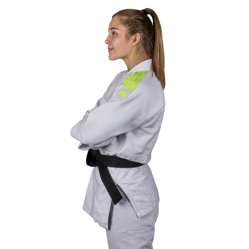 Judo Uniform  - Adidas Judo - 'Quest J690' - Hvit Gul