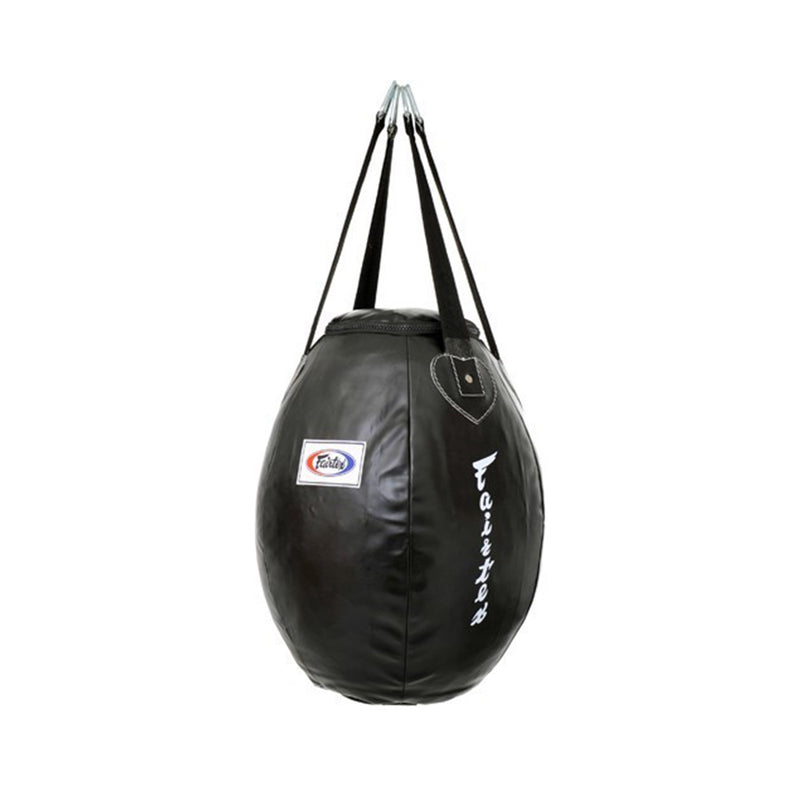 boxing bag - Fairtex - 'HB11' - w. filling - Svart