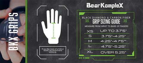 Grips - Bear KompleX - 'No Holes Speed Grips' - uten hull - Svart