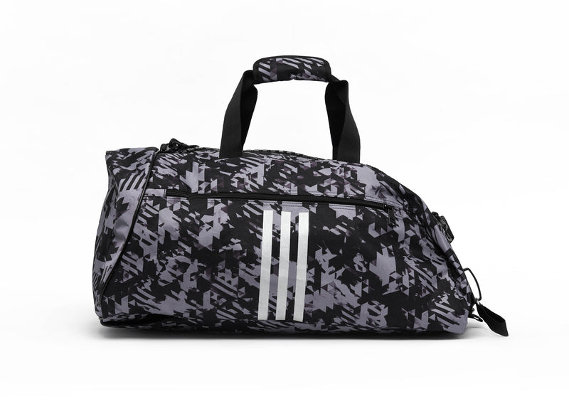 Taske - Adidas - 2 i 1 taske - Svart Camo-Sølv