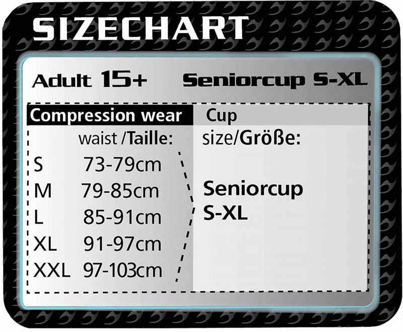 Ju Sports - Compression Base Shorts m. Motion Pro Flexcup - Svart