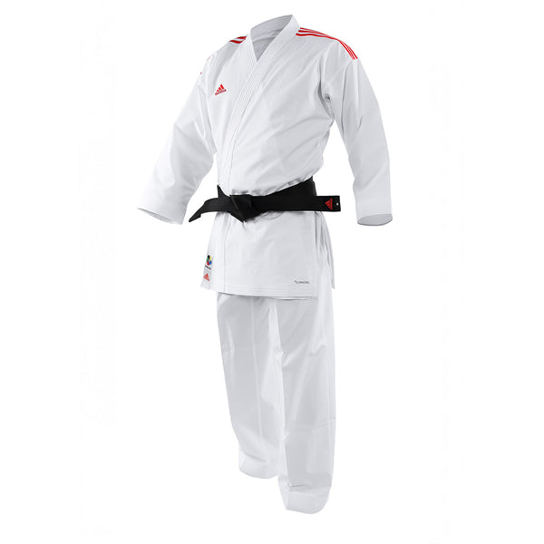 Karate Gi - Adidas - Revoflex - Hvit Rød