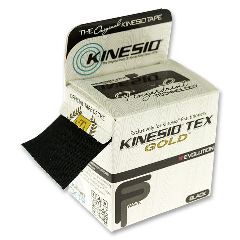 kinesiotape - Kinesio Tex - 'Tex Gold FP 5m' - Black - 5cm