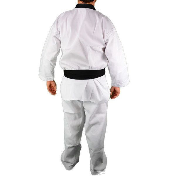 Taekwondodrakt - Nippon Sport Dobok - Kwaido - Hvit Sort Krage