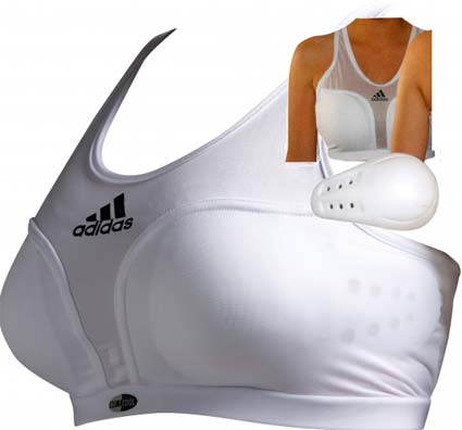 Brystbeskytter - Adidas - Hvit