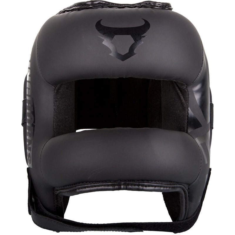 Boxing Helmet - Ringhorn - 'Nitro' - Svart-Svart