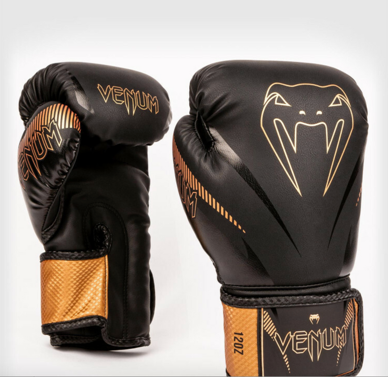 Boxing Gloves - Venum - 'Impact' - Black-Bronze