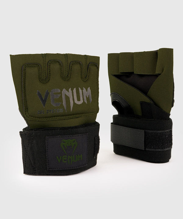Inner Gloves - Venum - "Kontact" - Gel Gloves - Khaki- Svart