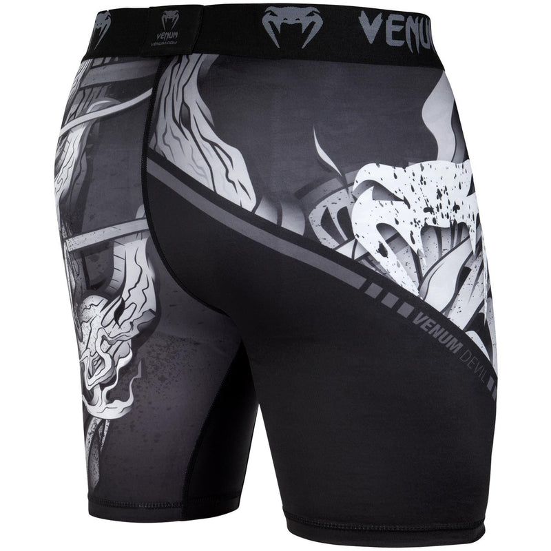 Shorts - Venum - Devil Vale Tudo Shorts - Sort-Hvid