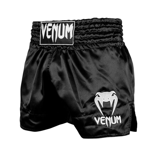 Muay Thai Shorts - Venum - 'Classic' - Sort