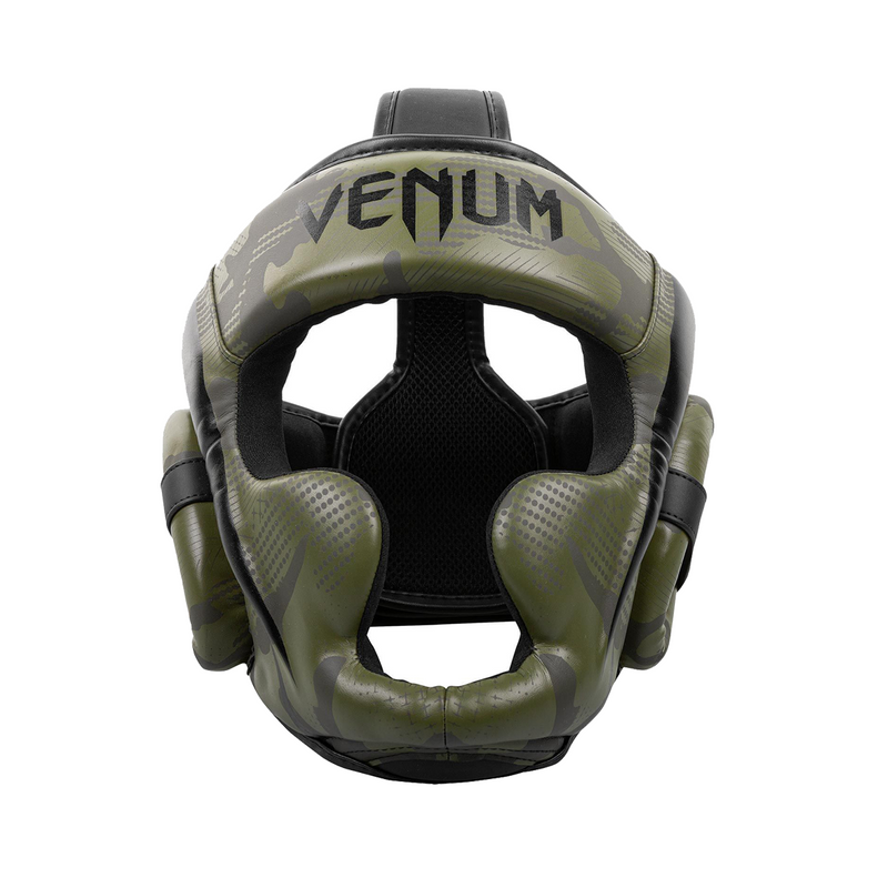 Boxing Helmet - Venum - 'Elite' - Khaki-Camouflage