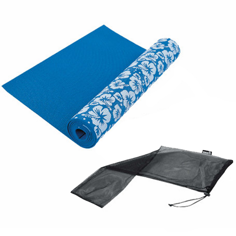 Yoga Mat - Tunturi - 'Printed' - Blå
